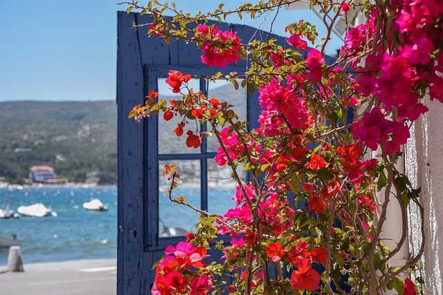 Beautiful image of Catalonian coast, Barcelona beaches